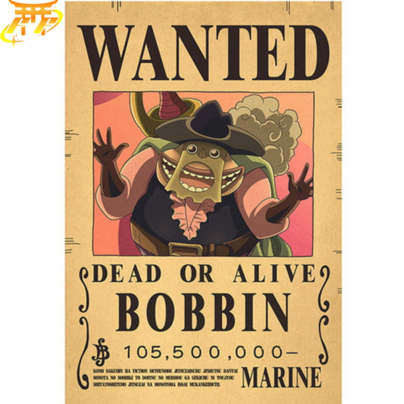 Bobbin "Wanted" Poster – One Piece™
