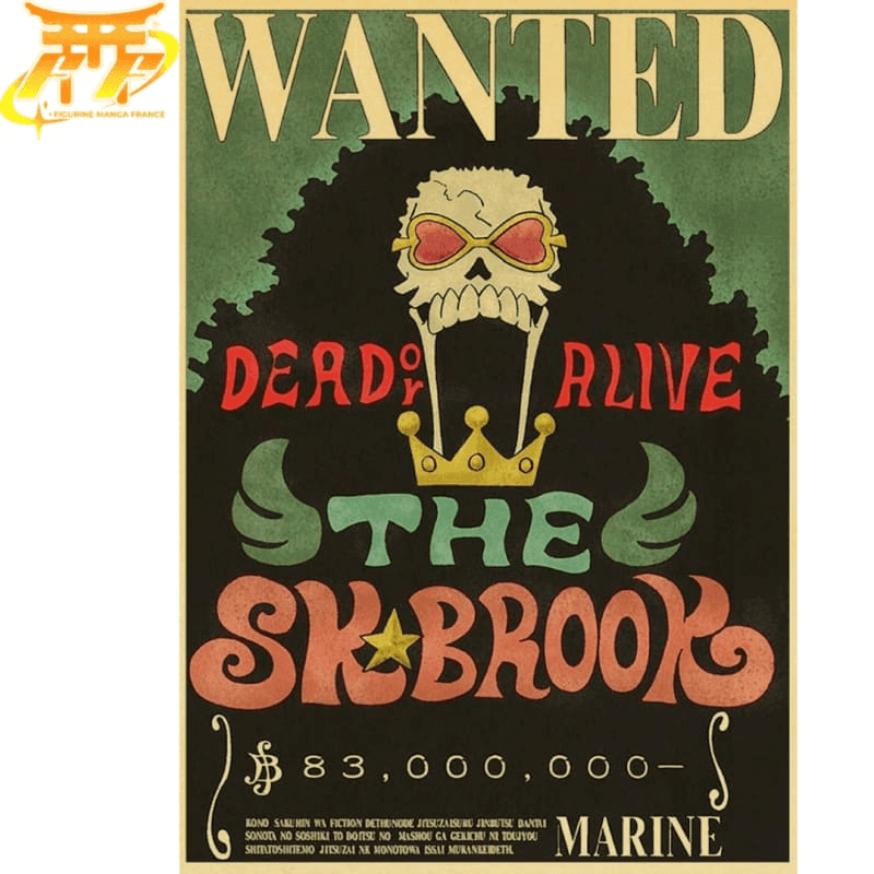 Brook "Wanted" Poster – One Piece™
