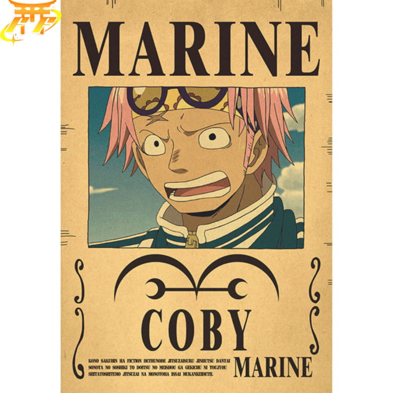Coby "Wanted" Poster – One Piece™