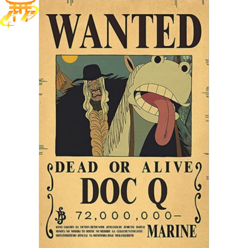 Doc Q "Wanted" Poster – One Piece™