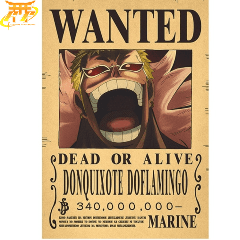 Doflamingo "Wanted" Poster – One Piece™
