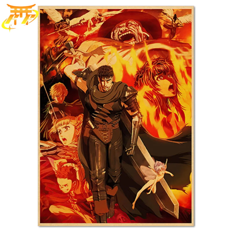 Guts “Krigarens Hämnd” Poster – Berserk™