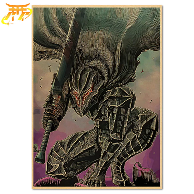 Guts “Skuggans Riddare” Poster – Berserk™