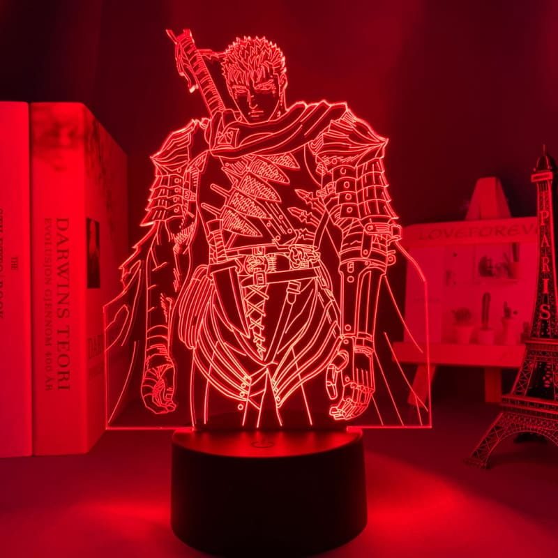 Guts “Svarta Svärdsmannen” 3D-lampa – Berserk™