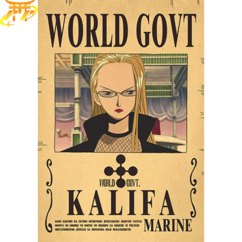Kalifa "Wanted" Poster – One Piece™