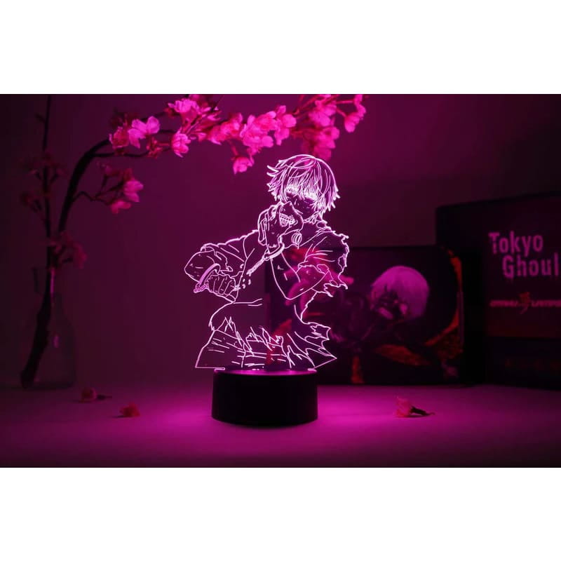 Ken Kaneki ”Shironeki” 3D-lampa – Tokyo Ghoul™