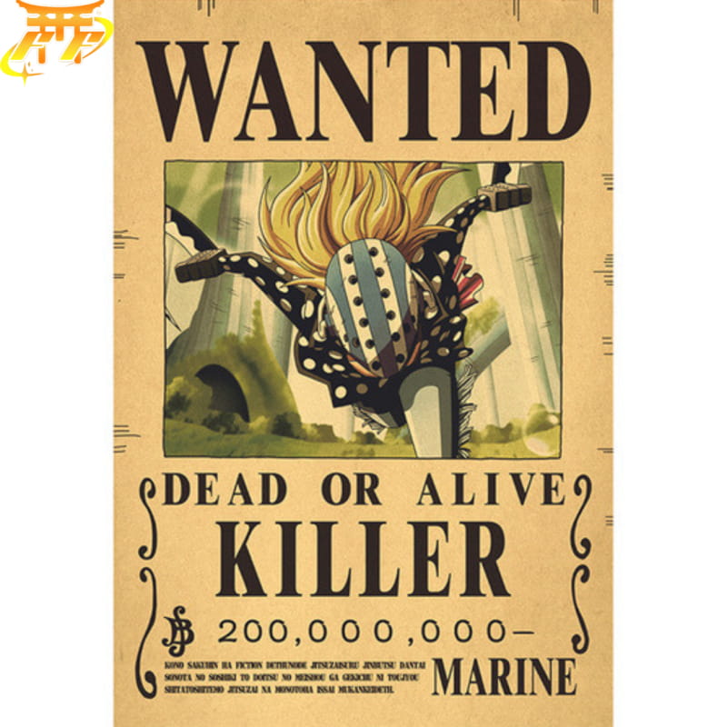 Killer "Wanted" Poster – One Piece™