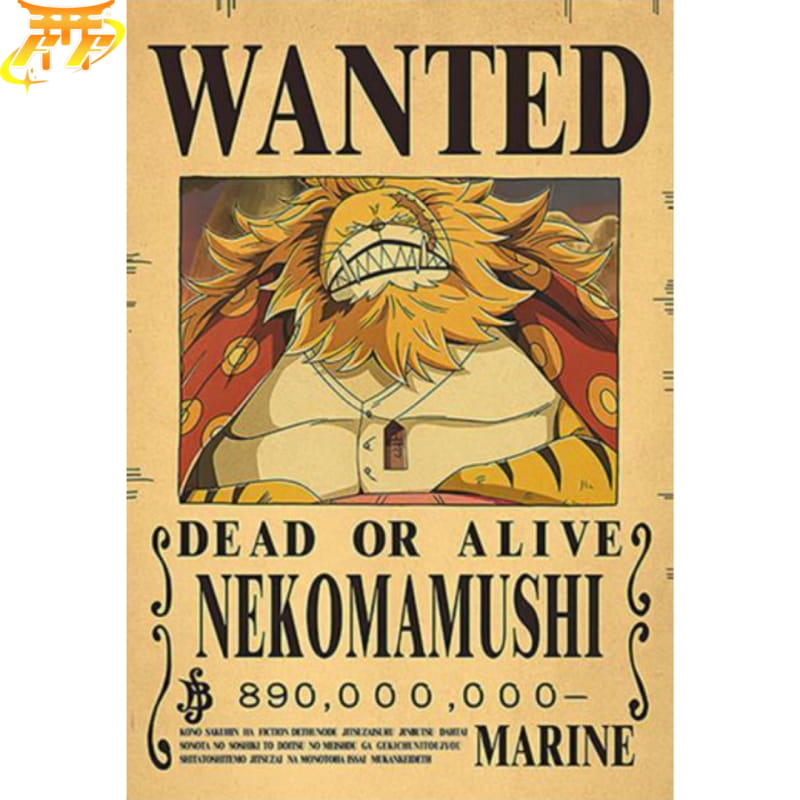 Nekomamushi "Wanted" Poster – One Piece™