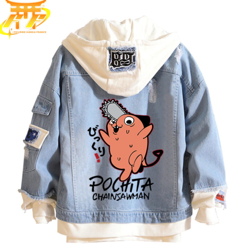 Pochita denimjacka - Chainsaw Man™