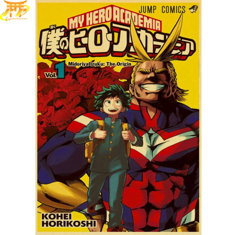 Poster All Might x Deku – My Hero Academia™