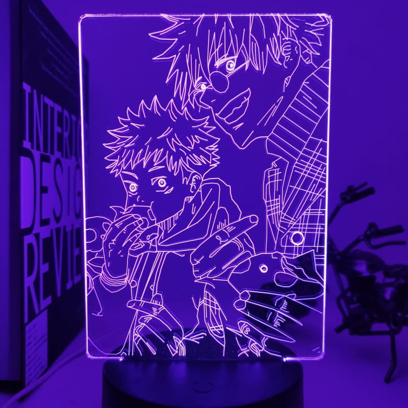 Satoru Gojo & Yuji Itadori 3D-lampa – Jujutsu Kaisen™