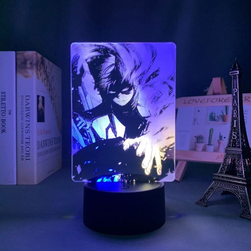Shoto Todoroki tvåfärgad 3D-lampa – My Hero Academia™