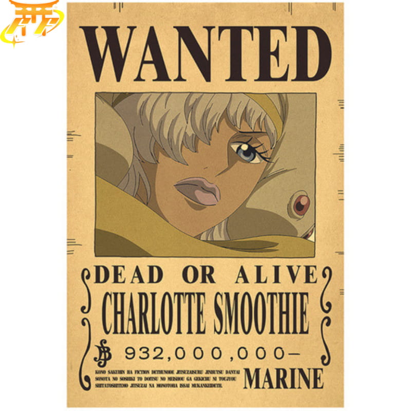 aSmoothie "Wanted" Poster – One Piece™poster-wanted-smoothie-one-piece™