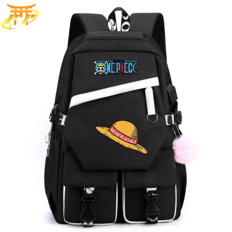 Stråhatt "Never Rules" Ryggsäck - One Piece™