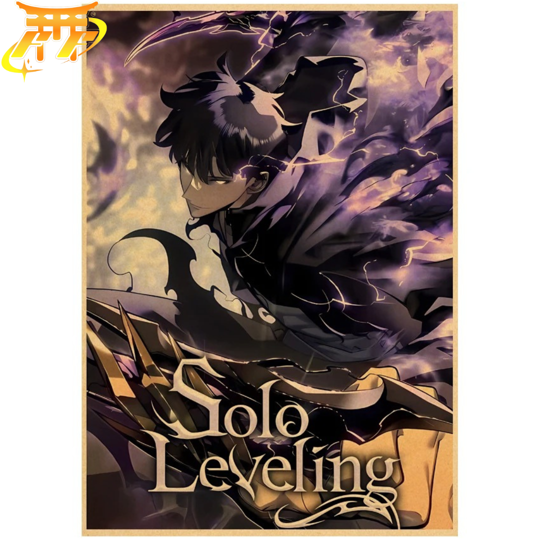 Sung Jinwoo "Monarkens Kraft" Poster – Solo Leveling™