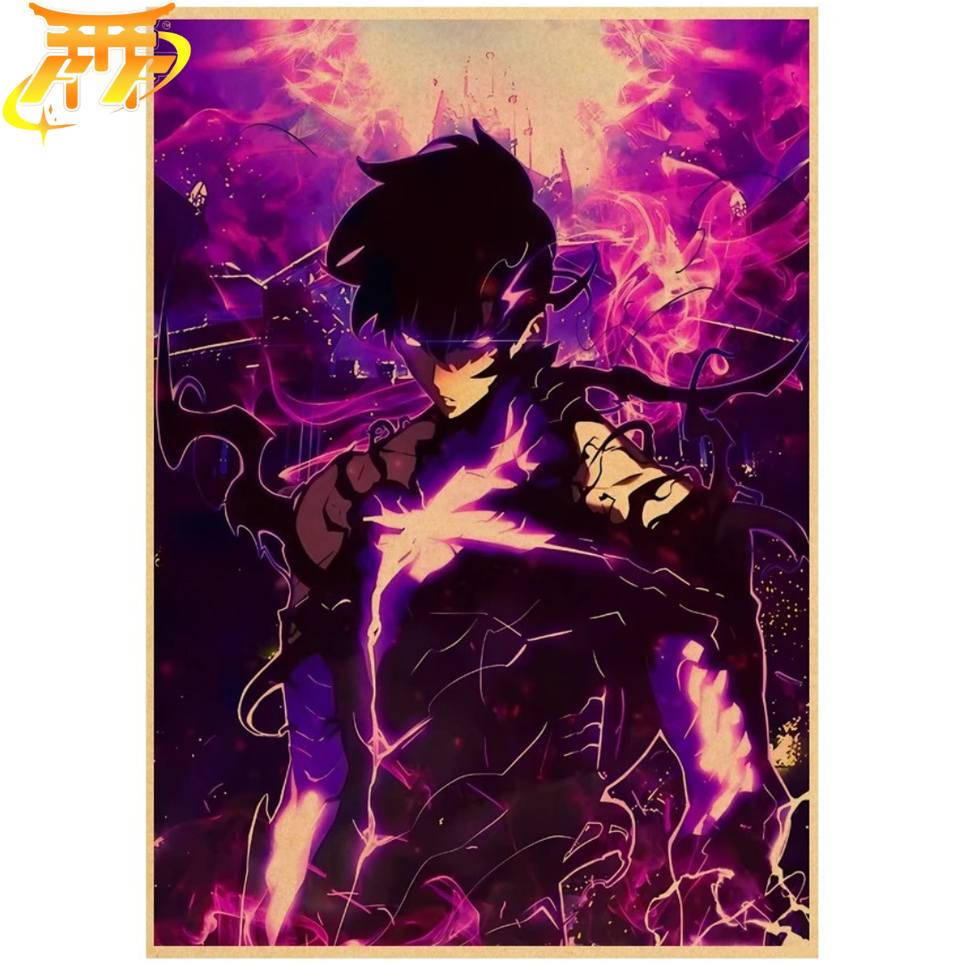 Sung Jinwoo "Monarkens Uppstigning" Poster – Solo Leveling™