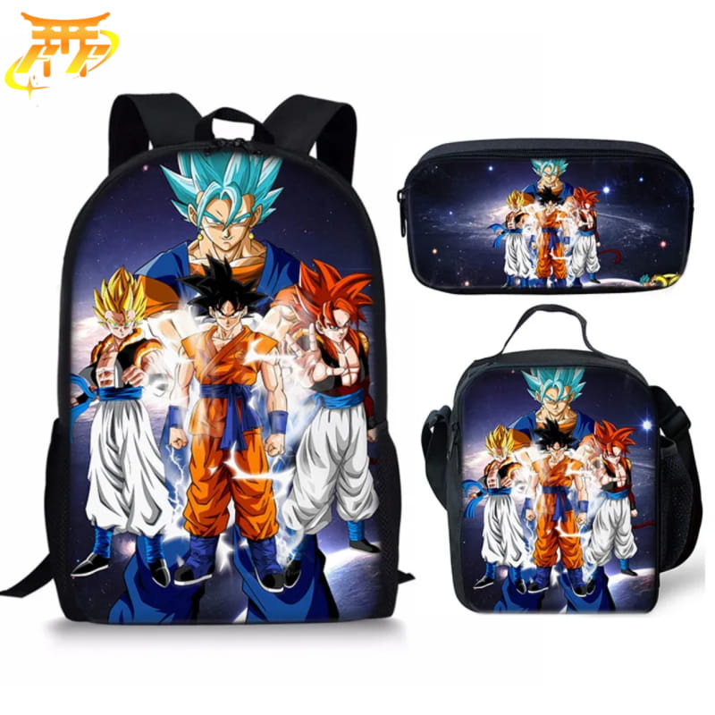 Super Goku ryggsäck med pennfodral och axelväska – Dragon Ball Z™
