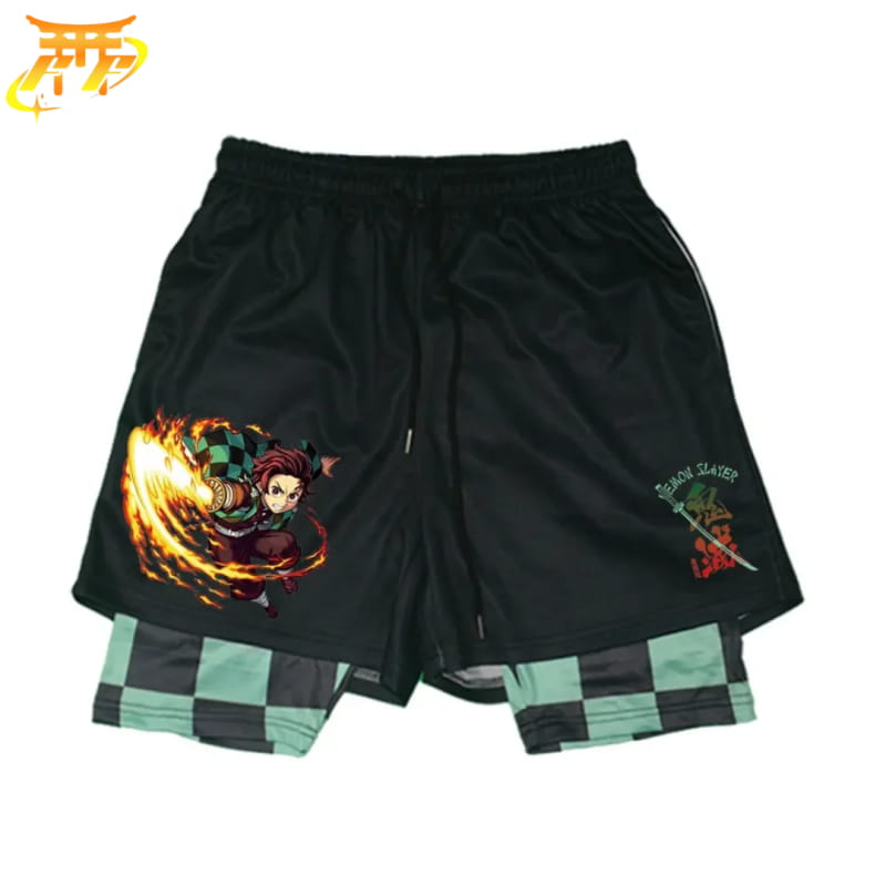 Tanjiro "Eldgudens dans" Shorts – Demon Slayer™