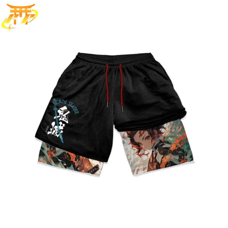 Tanjiro Solens Pelare Shorts – Demon Slayer™