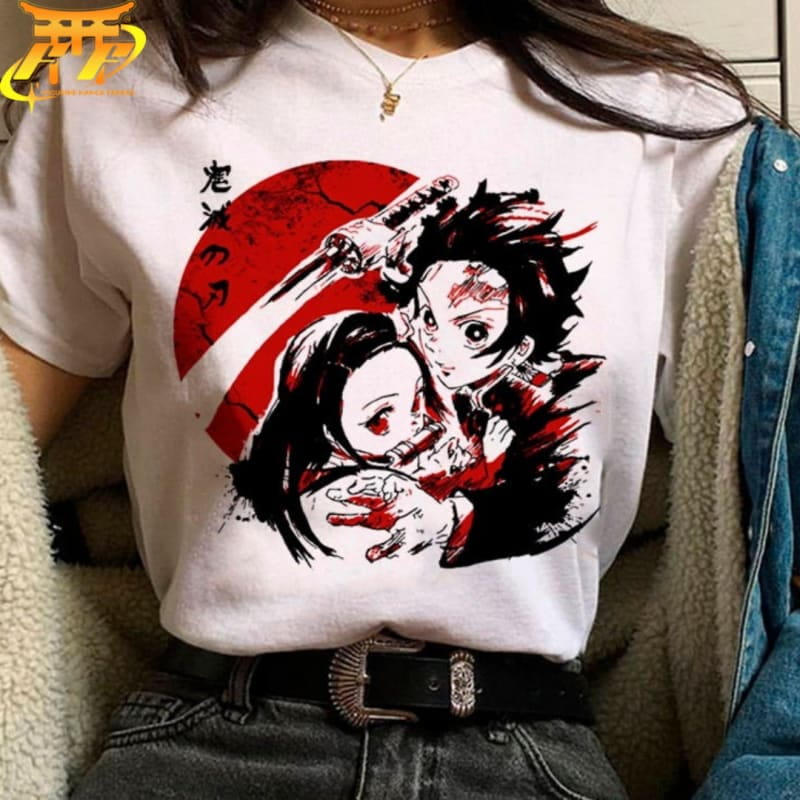 Tanjiro med Nezuko Tshirt – Demon Slayer™