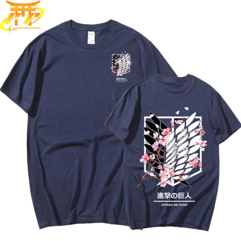 Utforskningsbataljonen Blå Tshirt - Attack on Titan™