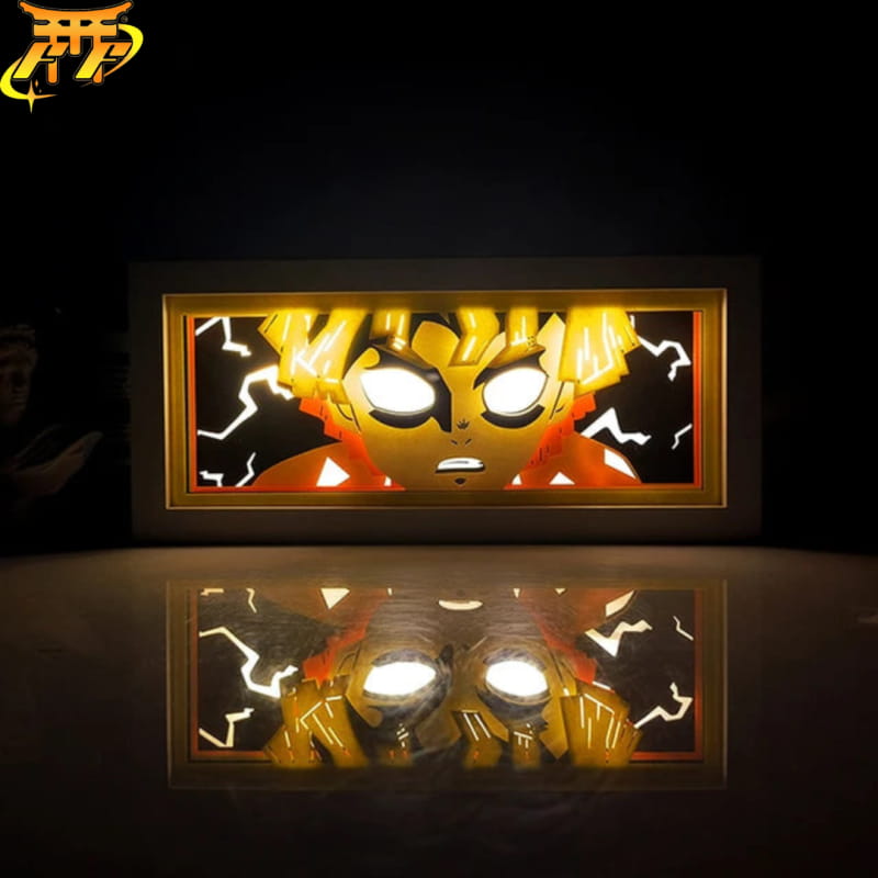 Zenitsu Agatsuma första rörelsen 3D-nattlampa – Demon Slayer™