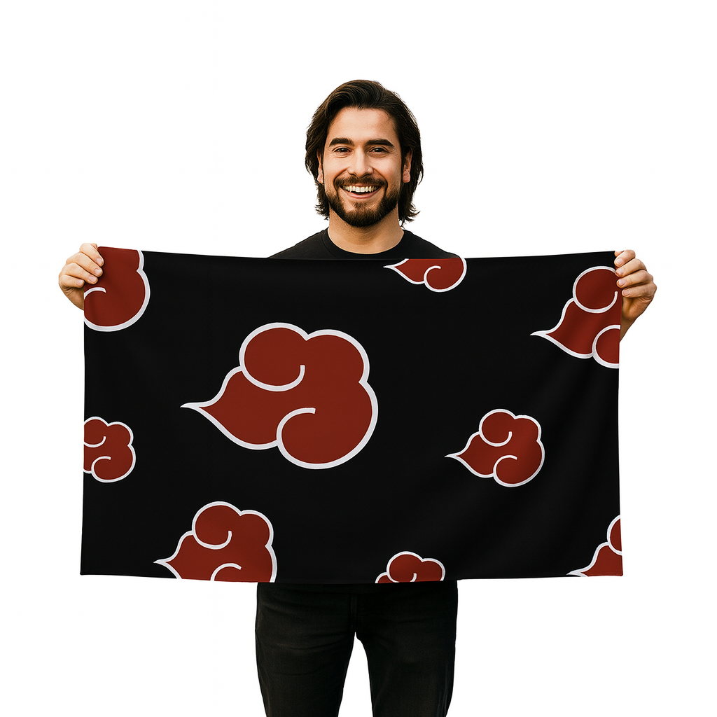 Akatsuki "Röda Moln" Flagga – Naruto™