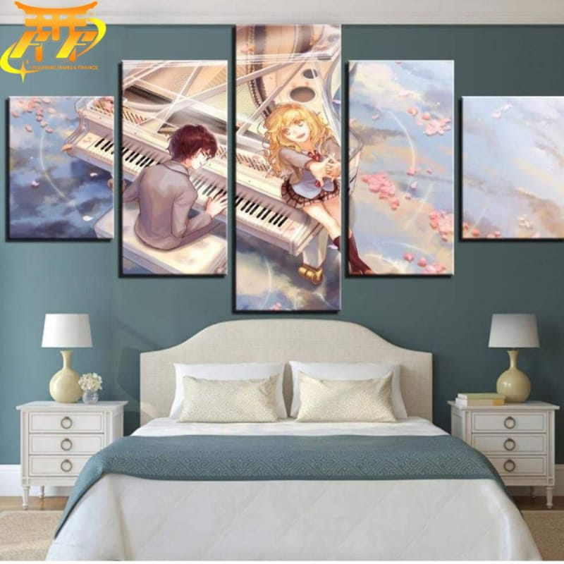 Arima Kōsei och Kaori Miyazono Tavla - Your Lie in April™