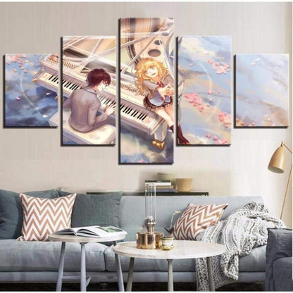 Arima Kōsei och Kaori Miyazono Tavla - Your Lie in April™