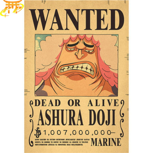 Ashura Doji "Wanted" Poster – One Piece™