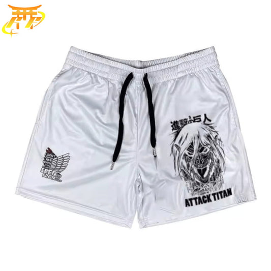 Attacktitanen Svart och Vit Shorts – Attack on Titan™