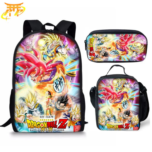 Battle of Gods ryggsäck med pennfodral och axelväska – Dragon Ball Z™