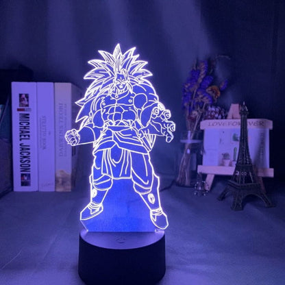 Broly SSJ3 3D-lampa – Dragon Ball Z™