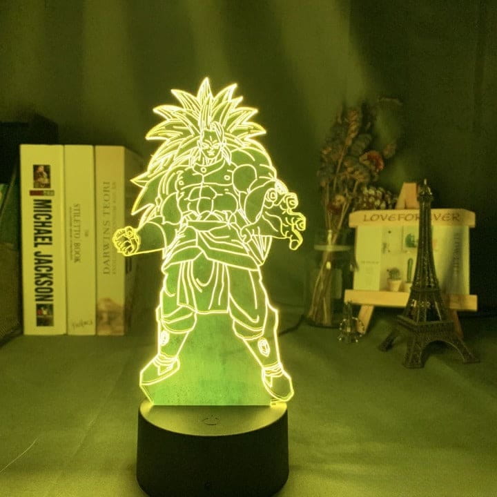 Broly SSJ3 3D-lampa – Dragon Ball Z™
