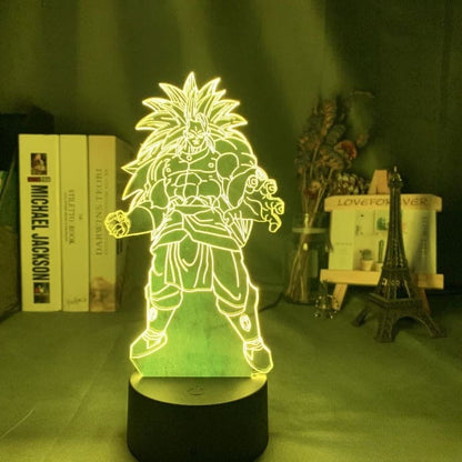 Broly SSJ3 3D-lampa – Dragon Ball Z™