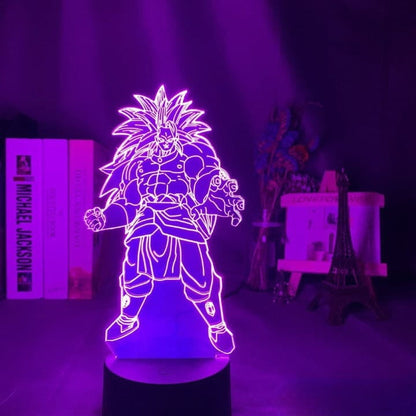 Broly SSJ3 3D-lampa – Dragon Ball Z™