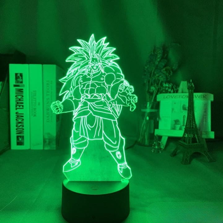 Broly SSJ3 3D-lampa – Dragon Ball Z™