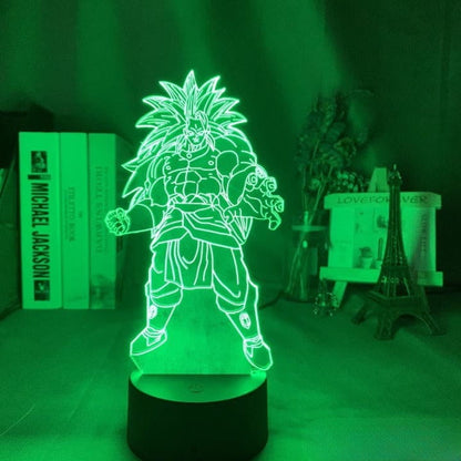 Broly SSJ3 3D-lampa – Dragon Ball Z™