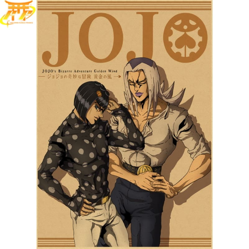 Bruno Bucciarati x Abbacchio Poster – JoJo’s Bizarre Adventure™
