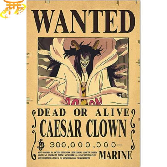 Caesar "Wanted" Poster – One Piece™