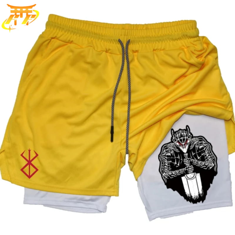 Den Svarta Riddaren “Gul och Vit” Shorts – Berserk™