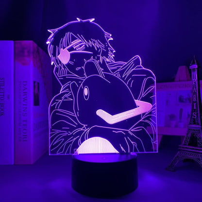 Denji × Pochita 3D-lampa – Chainsaw Man™