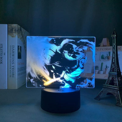 Denki Kaminari tvåfärgad 3D-lampa – My Hero Academia™