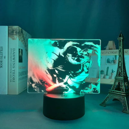 Denki Kaminari tvåfärgad 3D-lampa – My Hero Academia™
