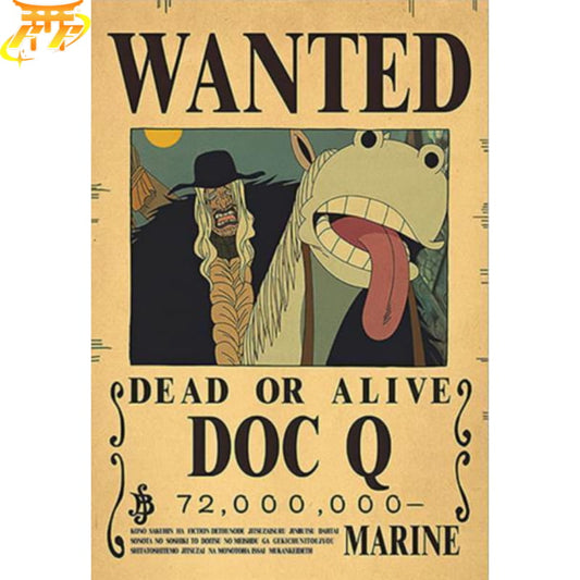 Doc Q "Wanted" Poster – One Piece™