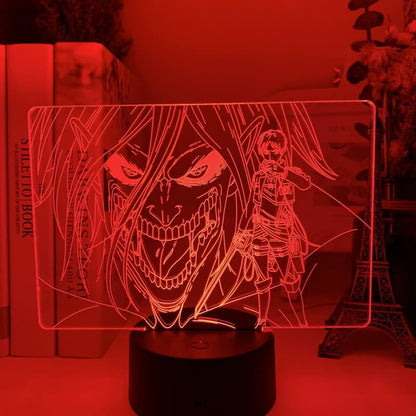 Eren Jaeger 3D-lampa - Attack on Titan™