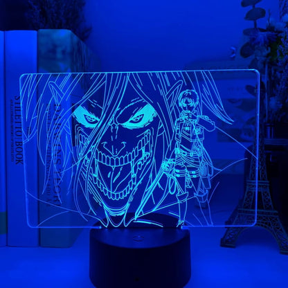 Eren Jaeger 3D-lampa - Attack on Titan™