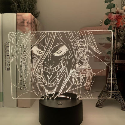 Eren Jaeger 3D-lampa - Attack on Titan™