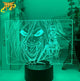 Eren Jaeger 3D-lampa - Attack on Titan™