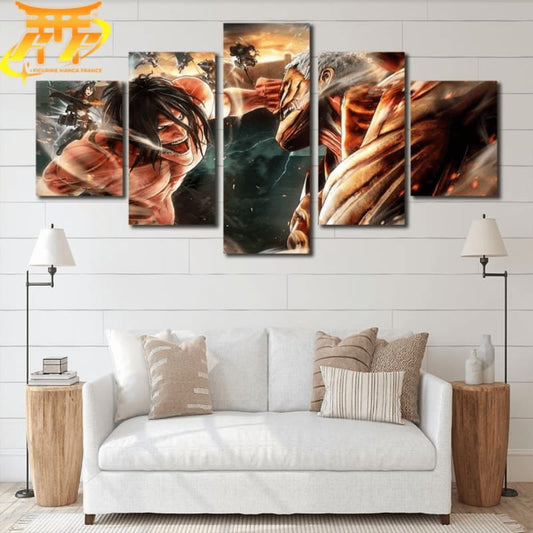 Eren vs Reiner Tavla - Attack on Titan™